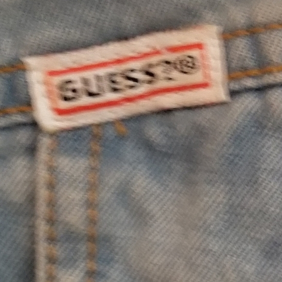 Guess Vintage Light Wash Denim Skirt - Picture 4 of 6